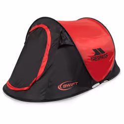 Trespass Waterproof 2 Man Pop Up Tent Swift2 - One Size, Red - Additional view 7