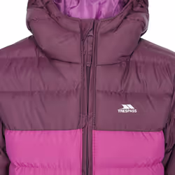 Trespass Boys Girls Puffa Jacket - 7-8 Years, Purple Orchid