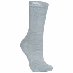 Trespass Womens Socks Mid Length 3 Pack Helvellyn - 6/9, Rose Melange / Blue Melange / Sage Melange