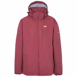 Trespass Mens Waterproof Jacket With Hood Weir - L, Prune