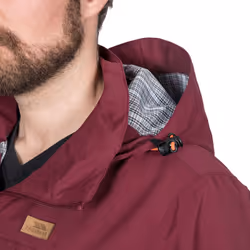 Trespass Mens Waterproof Jacket With Hood Weir - L, Prune