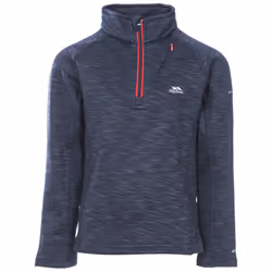 Trespass Boys 1/2 Zip Fleece Edvin - 9-10 Years, Navy Marl