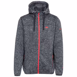 Trespass Mens Fleece Jacket Hoodie Odeno - S, Black Marl