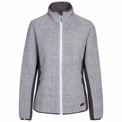 Trespass Womens Fleece Jacket Full Zip Liggins - 8, Grey Marl