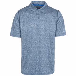 Trespass Mens Polo Top Casual Gym T Shirt Monocle - S, Navy