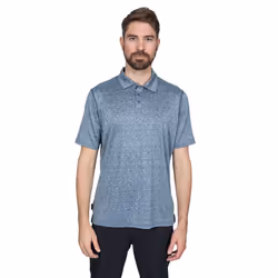 Trespass Mens Polo Top Casual Gym T Shirt Monocle - S, Navy