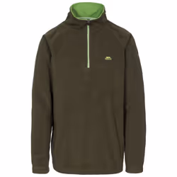 Trespass Mens Fleece Jumper 1/2 Zip Blackford - M, Olive