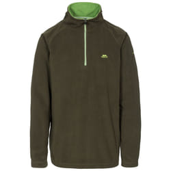 Trespass Mens Fleece Jumper 1/2 Zip Blackford - M, Olive
