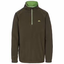 Trespass Mens Fleece Jumper 1/2 Zip Blackford - S, Olive