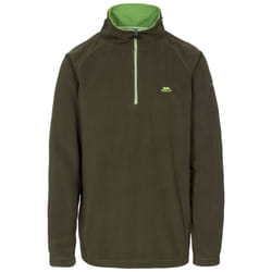 Trespass Mens Fleece Jumper 1/2 Zip Blackford - S, Olive