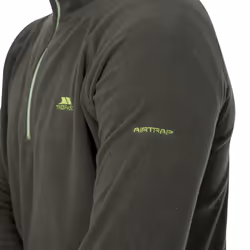 Trespass Mens Fleece Jumper 1/2 Zip Blackford - S, Olive