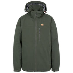 Trespass Mens Waterproof Jacket With Hood Weir - L, Olive