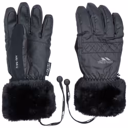 Trespass Womens Ski Gloves Lightly Padded Yanki - 12, Black