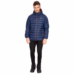 Trespass Mens Padded Jacket Hooded Full Zip Bosten - XXL, Navy
