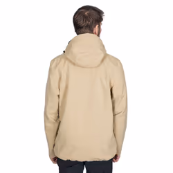 Trespass Mens Waterproof Jacket With Hood Weir - S, Tan