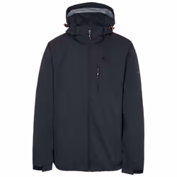 Trespass Mens Waterproof Jacket With Hood Weir - XL, Black