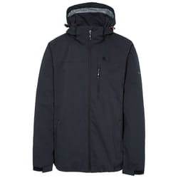 Trespass Mens Waterproof Jacket With Hood Weir - XXS, Black