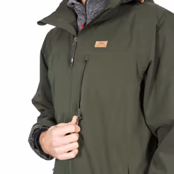 Trespass Mens Waterproof Jacket With Hood Weir - XL, Olive