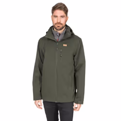 Trespass Mens Waterproof Jacket With Hood Weir - XS, Olive
