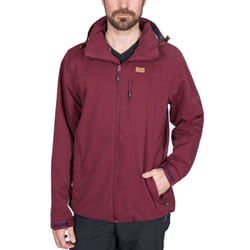 Trespass Mens Weir Hooded Waterproof Outdoor Walking Hiking Jacket Coat - S, Prune