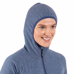 Trespass Womens Hoodie Fleece Jacket Jennings - 8, Navy