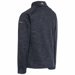 Trespass Boys 1/2 Zip Fleece Edvin - 9-10 Years, Black Marl
