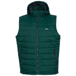 Trespass Mens Padded Gilet Bodywarmer Franklyn - S, Forest Green