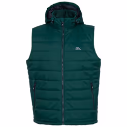 Trespass Mens Padded Gilet Bodywarmer Franklyn - XL, Forest Green
