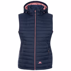 Trespass Womens Padded Gilet Bodywarmer Aretha - 6, Navy Dusty Rose