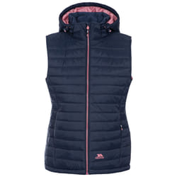 Trespass Womens Padded Gilet Bodywarmer Aretha - 6, Navy Dusty Rose