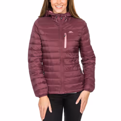 Trespass Womens Arabel Hooded Packaway Down Jacket Coat - XS, Fig