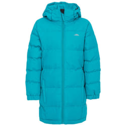 Trespass Girls Padded Jacket Hooded Tiffy - 2-3 Years, Marine