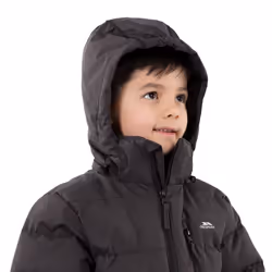 Trespass Boys Padded Jacket Hooded Tuff - 2-3 Years, Dark Grey