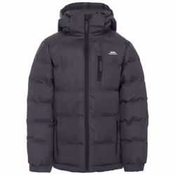 Trespass Boys Padded Jacket Hooded Tuff - 3-4 Years, Dark Grey