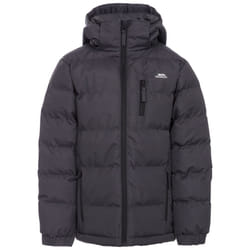 Trespass Boys Padded Jacket Hooded Tuff - 5-6 Years, Dark Grey