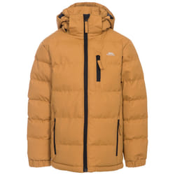 Trespass Boys Padded Jacket Hooded Tuff - 5-6 Years, Sandstone