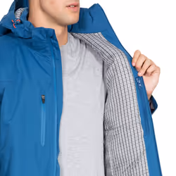 Trespass Mens Waterproof Jacket With Hood Toffit - S, Indigo