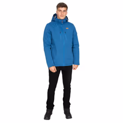 Trespass Mens Waterproof Jacket With Hood Toffit - S, Indigo