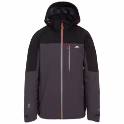 Trespass Mens Waterproof Jacket With Hood Tappin - XXL, Dark Grey