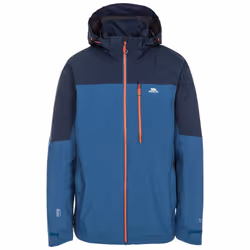 Trespass Mens Waterproof Jacket With Hood Tappin - XL, Indigo