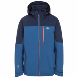 Trespass Mens Waterproof Jacket With Hood Tappin - XXL, Indigo