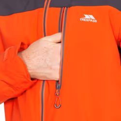 Trespass Mens Waterproof Jacket With Hood Tappin - XL, Flame