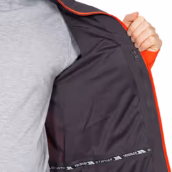 Trespass Mens Waterproof Jacket With Hood Tappin - XXL, Flame