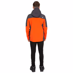 Trespass Mens Waterproof Jacket With Hood Tappin - XXL, Flame