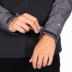 Trespass Mens Softshell Jacket Abbott - S, Dark Grey Marl