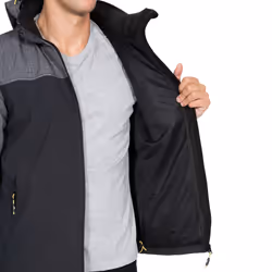 Trespass Mens Softshell Jacket Abbott - S, Dark Grey Marl