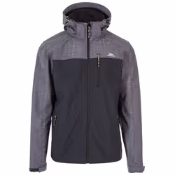 Trespass Mens Softshell Jacket Abbott - XXL, Dark Grey Marl