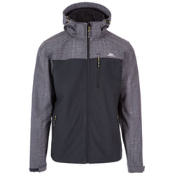 Trespass Mens Softshell Jacket Abbott - XXL, Dark Grey Marl