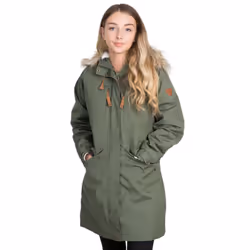 Trespass Womens Waterproof Jacket Faithful - 10, Basil