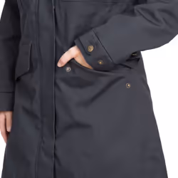 Trespass Womens Waterproof Jacket Faithful - 8, Dark Grey